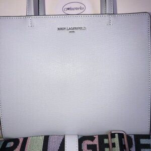 Karl Lagerfeld Lavender Satchel